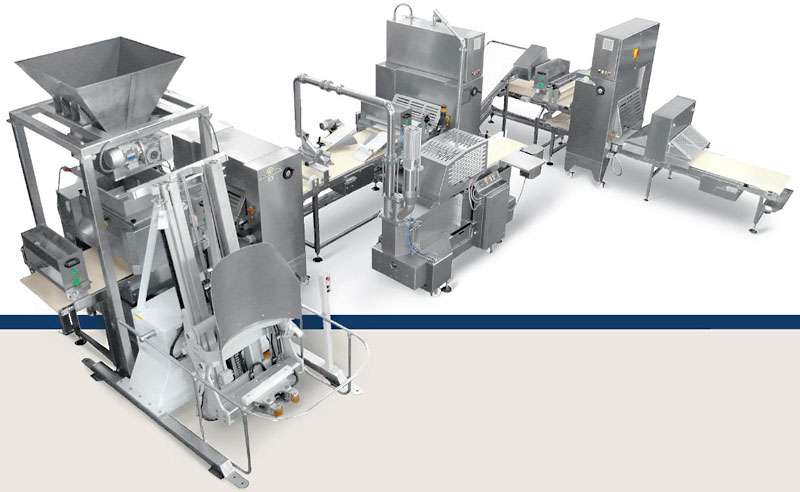 Linee di laminazione per pasta sfoglia ALBAEQUIPMENT